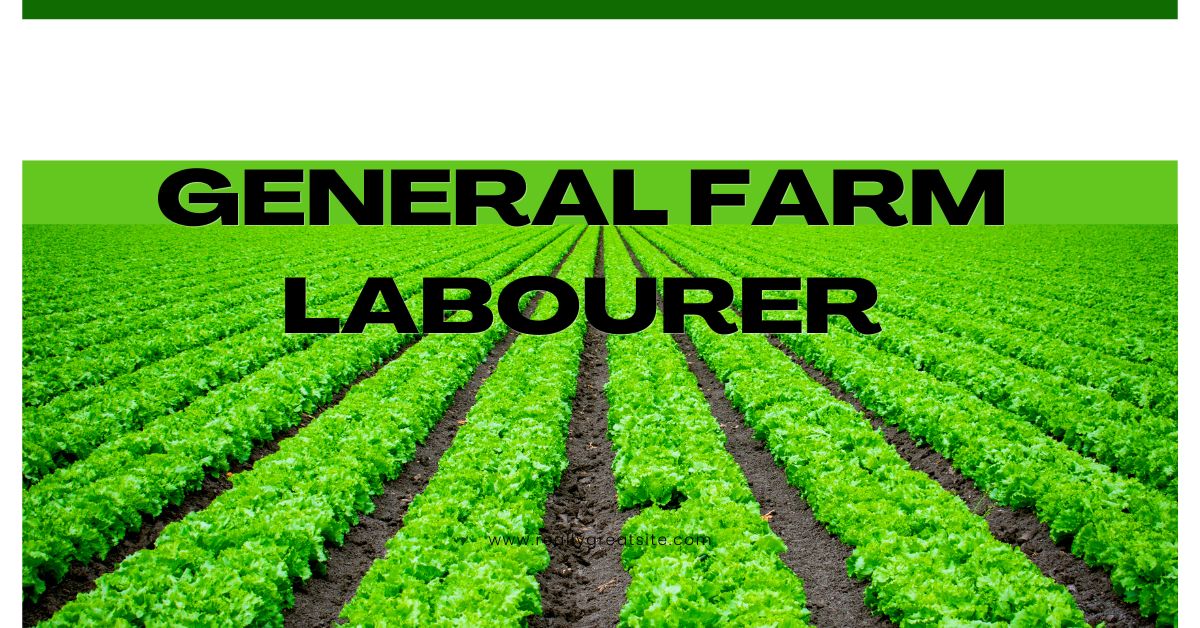 General Farm labourer Jobs in Canada