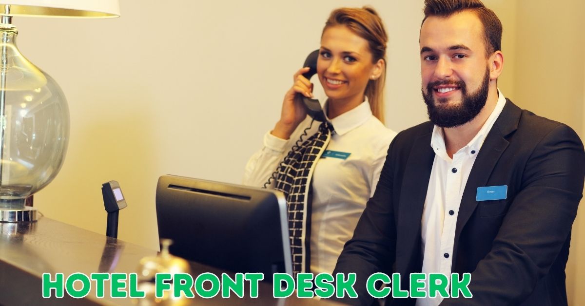 Hotel Front Desk Clerk Requied in Canada