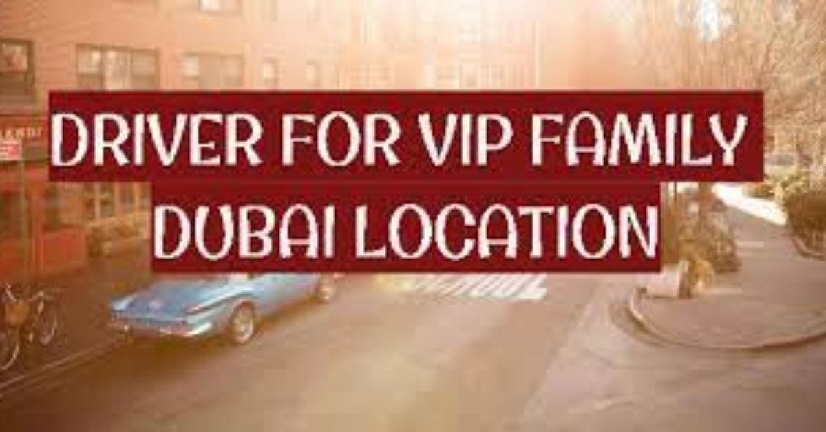 Family Driver Required in UAE