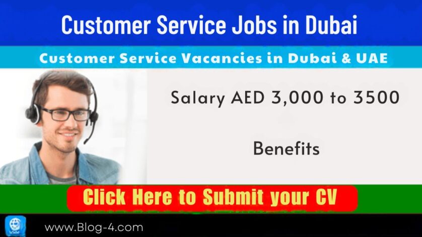 Customer Service Assistant Jobs in Dubai