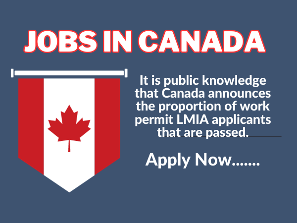 It is public knowledge that Canada announces the proportion of work permit LMIA applicants that are passed.
